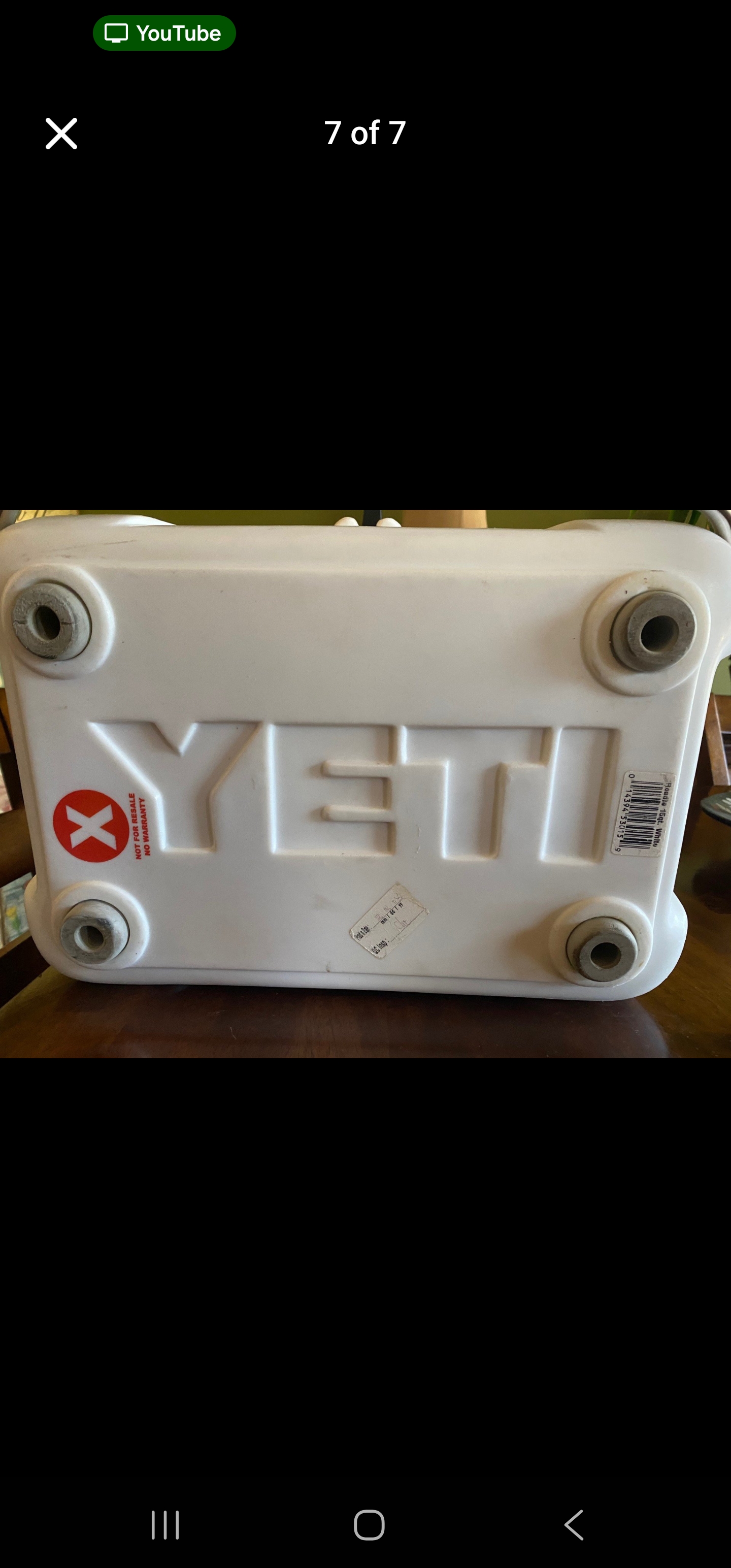 YETI Roadie 15 Bottom View